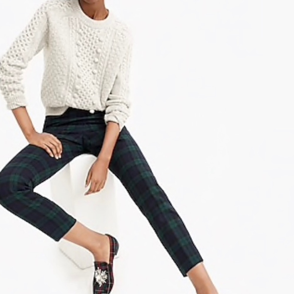 J.crew Popcorn cable-knit sweater in light gray - Picture 2 of 6